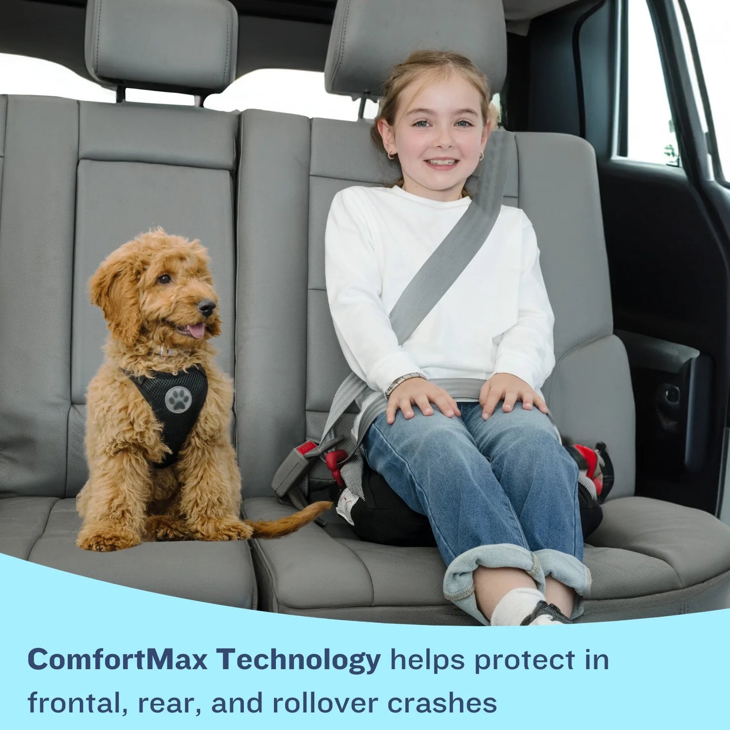 BUBBLEBUM INFLATABLE CAR BOOSTER SEAT - TRAVEL BOOSTER SEAT(TW)