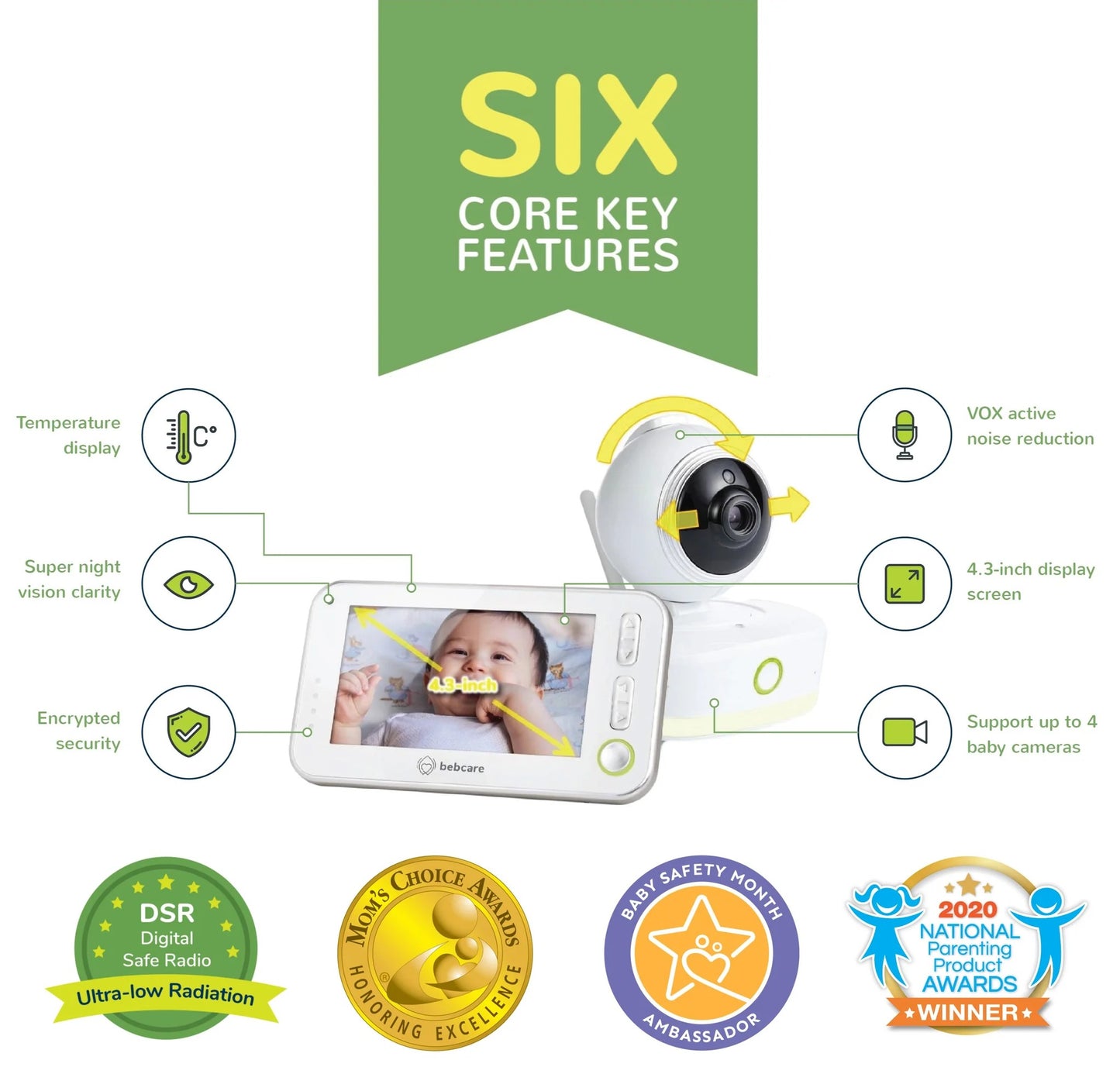 BEBCARE MOTION - SMART VIDEO BABY MONITOR(TW)