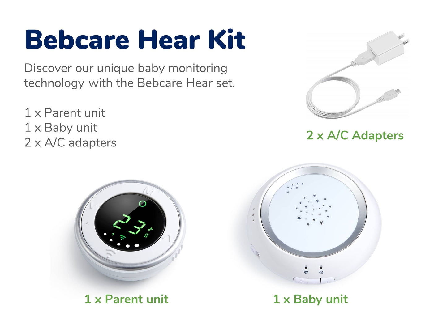 BEBCARE HEAR - DIGITAL AUDIO BABY MONITOR(TW)