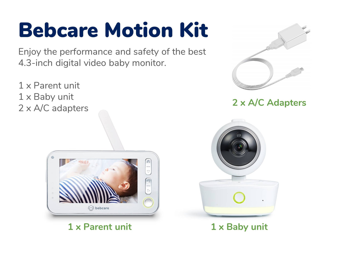 BEBCARE MOTION - SMART VIDEO BABY MONITOR(TW)