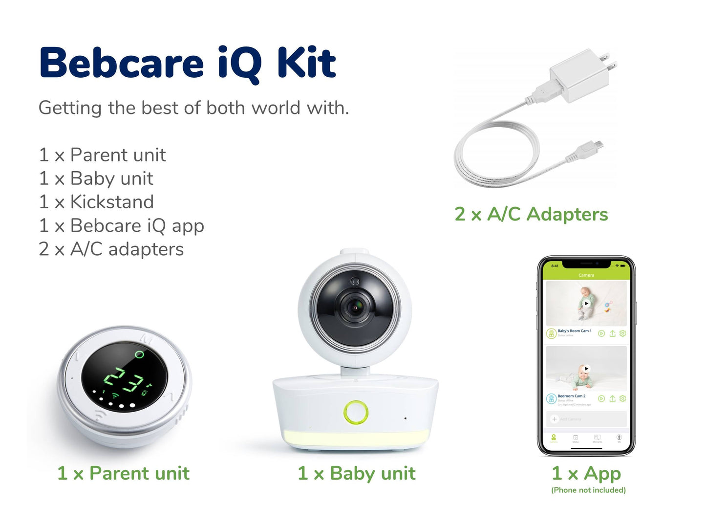 BEBCARE IQ - WIFI HD BABY MONITOR(TW)