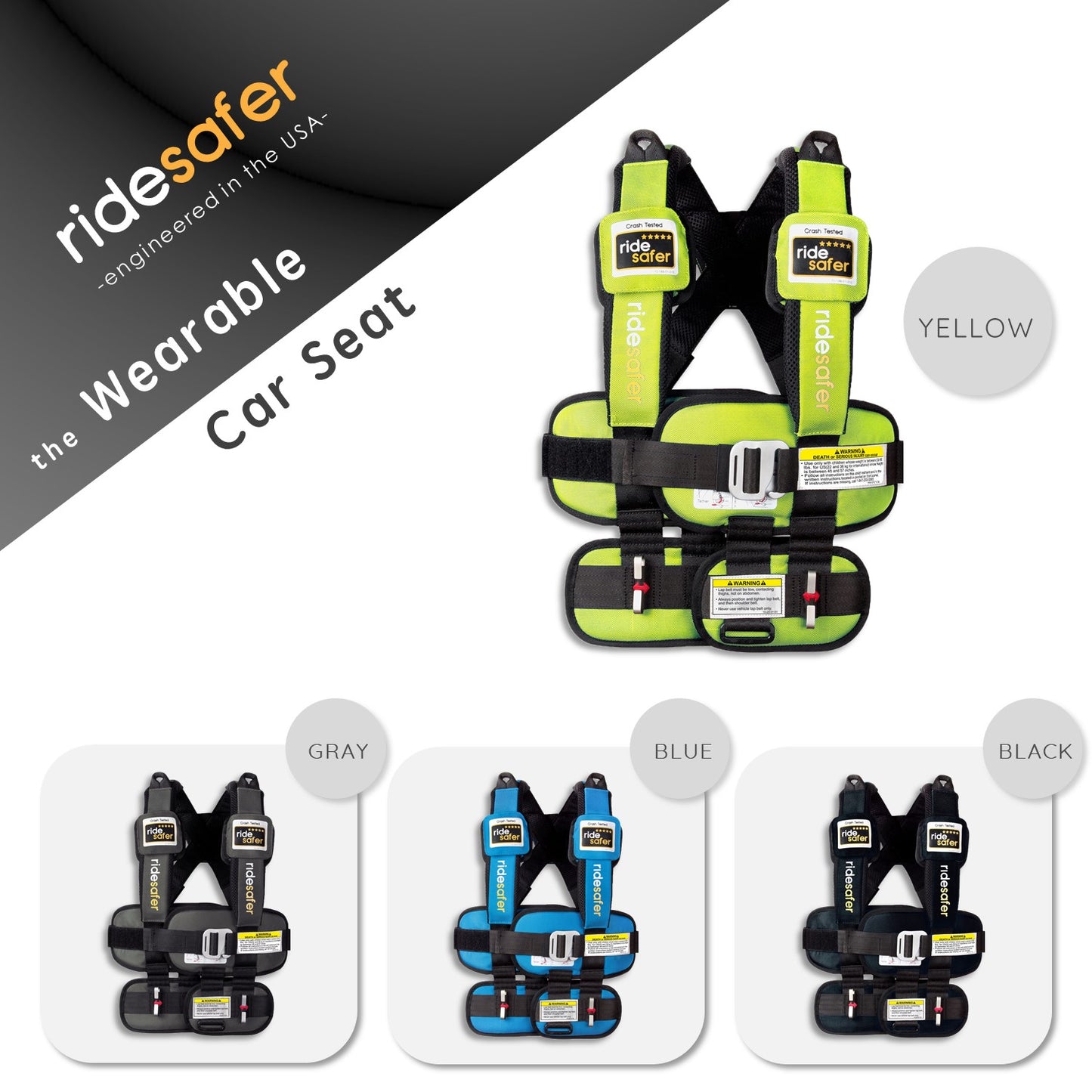 USA RideSafer travel portable carseat 3-12 year old free shipping in Taiwan