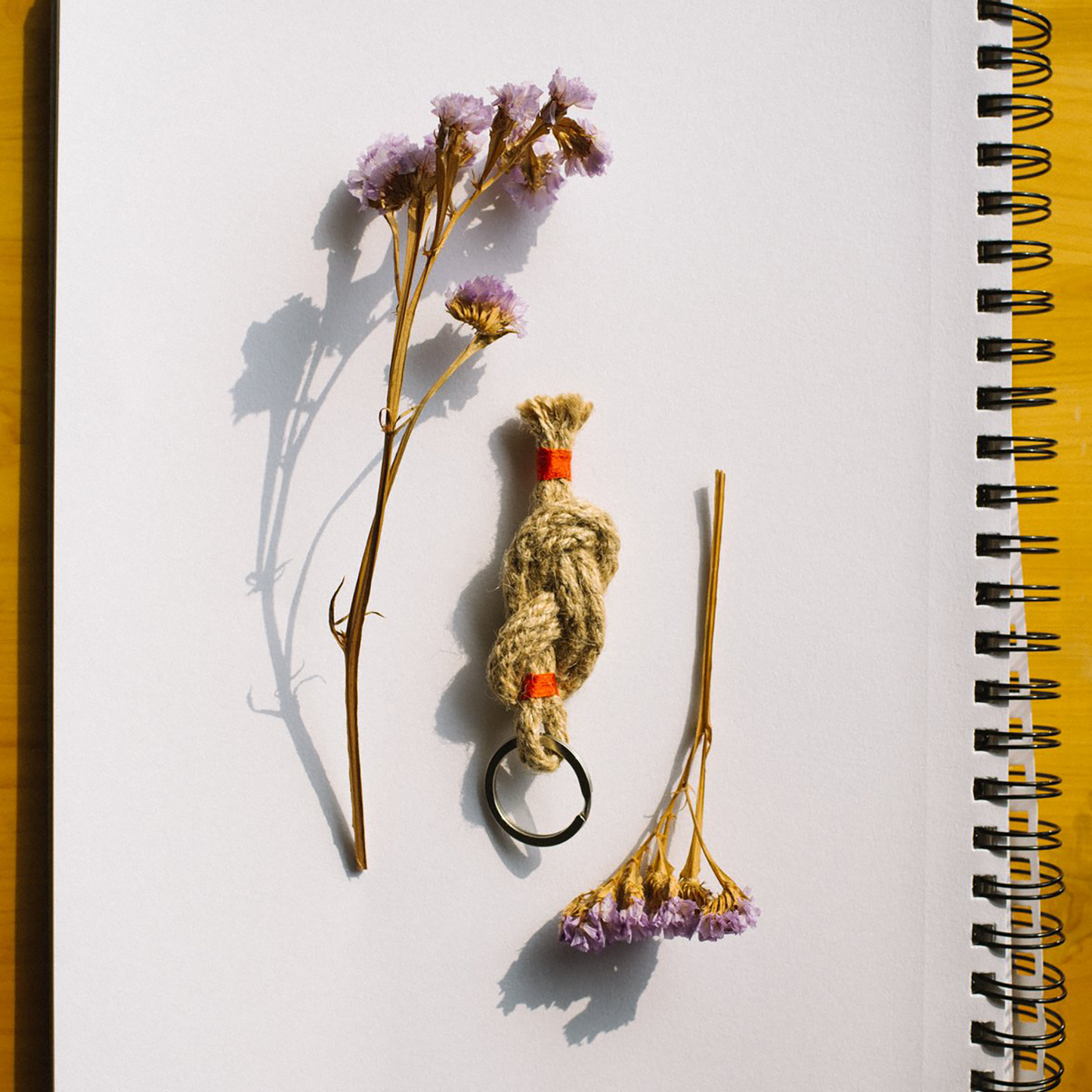 Jute Keychain